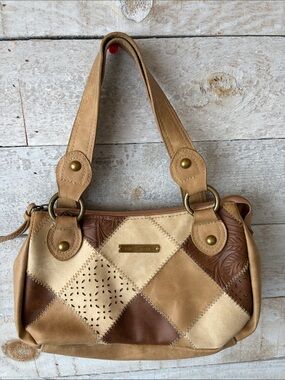 The Stone Y2K patchwork handbag
